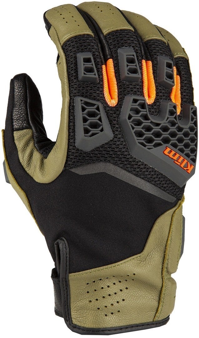 Klim Baja S4 perforerede motorcykelhandsker sort/grøn L Figur 1