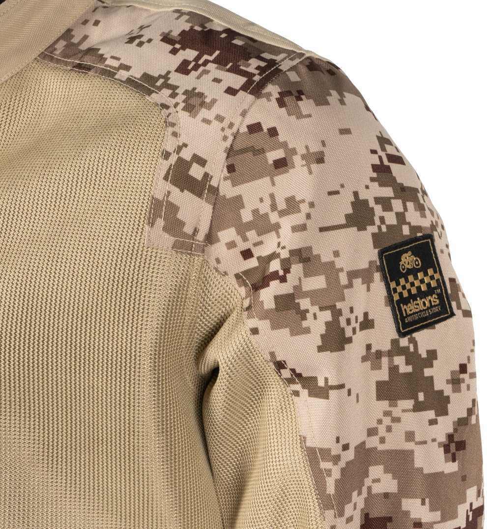 Helstons Stoner Mesh Motorcycle Textile Jacket beige L Figure 3