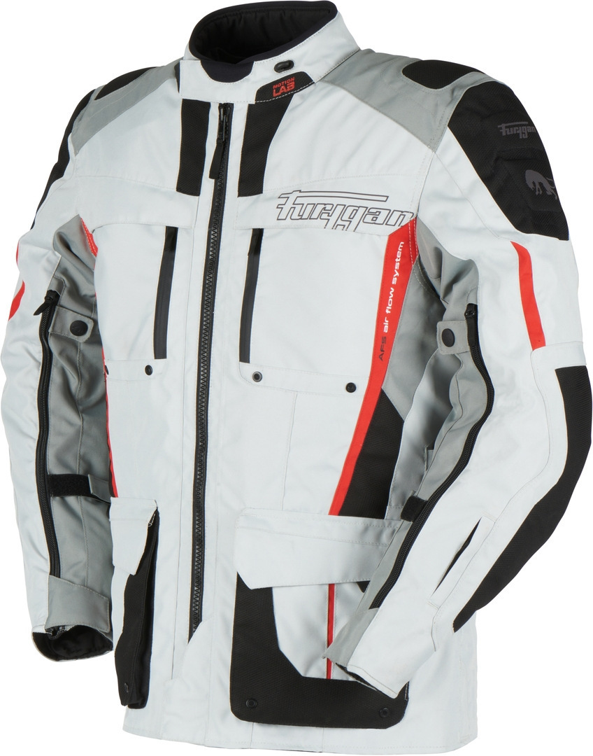 Furygan Brevent 3in1 Motorrad Textiljacke hellgrau/anthrazit XL Abbildung 2