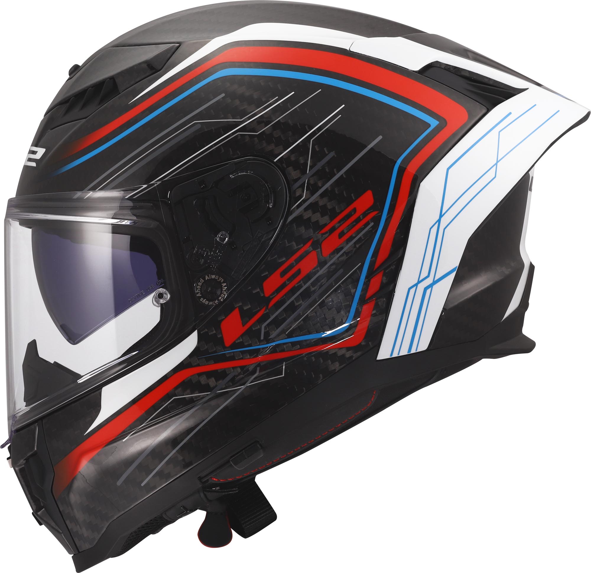 LS2 FF807 Dragon Subic Casco blanco/azul/rojo L (59/60) Figura 2