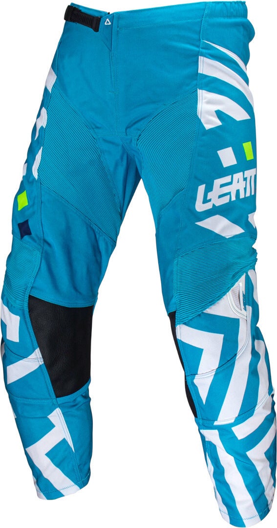 Leatt 3.5 Ride Pattern 2024 Motocross Jersey and Pants Set blue/white XL Figure 4
