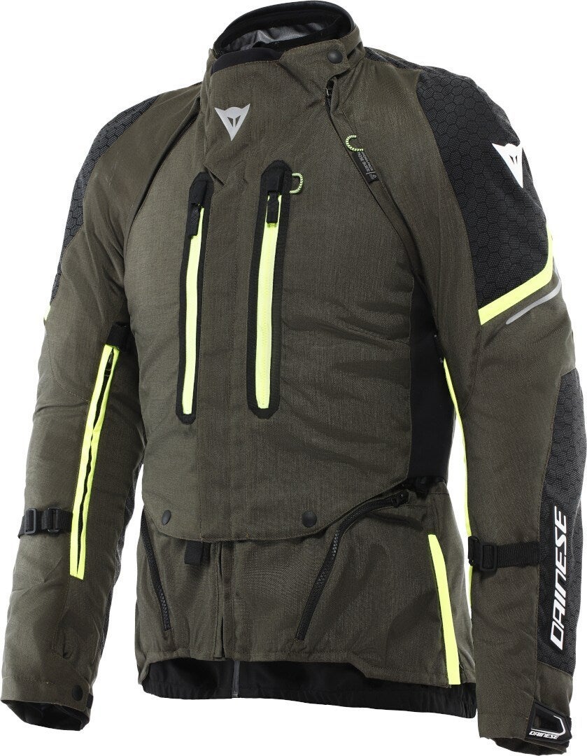 Dainese Super Adventure Absoluteshell waterproof Motorcycle Textile Jacket olive 62 Figure 1