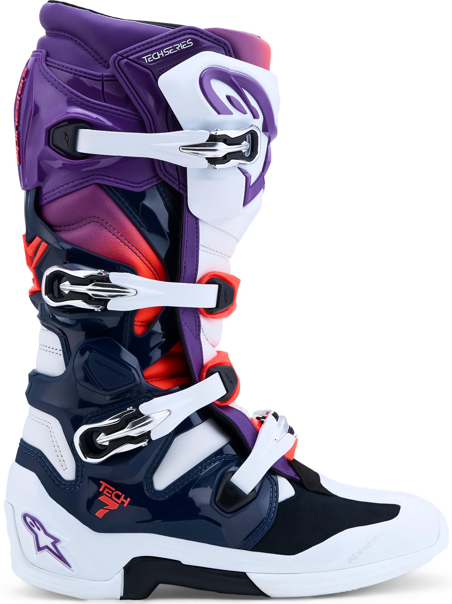 Alpinestars Tech 7 Bottes de motocross Rouge/Noir/Violet/Blanc 16 Figure 6