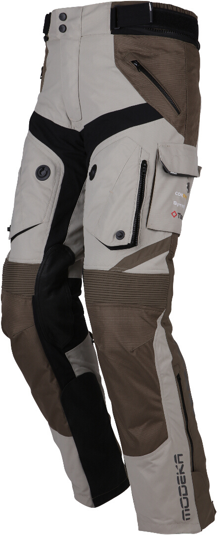 Modeka Panamericana 2 Motorrad Textilhose beige Lang 3XL Abbildung 1