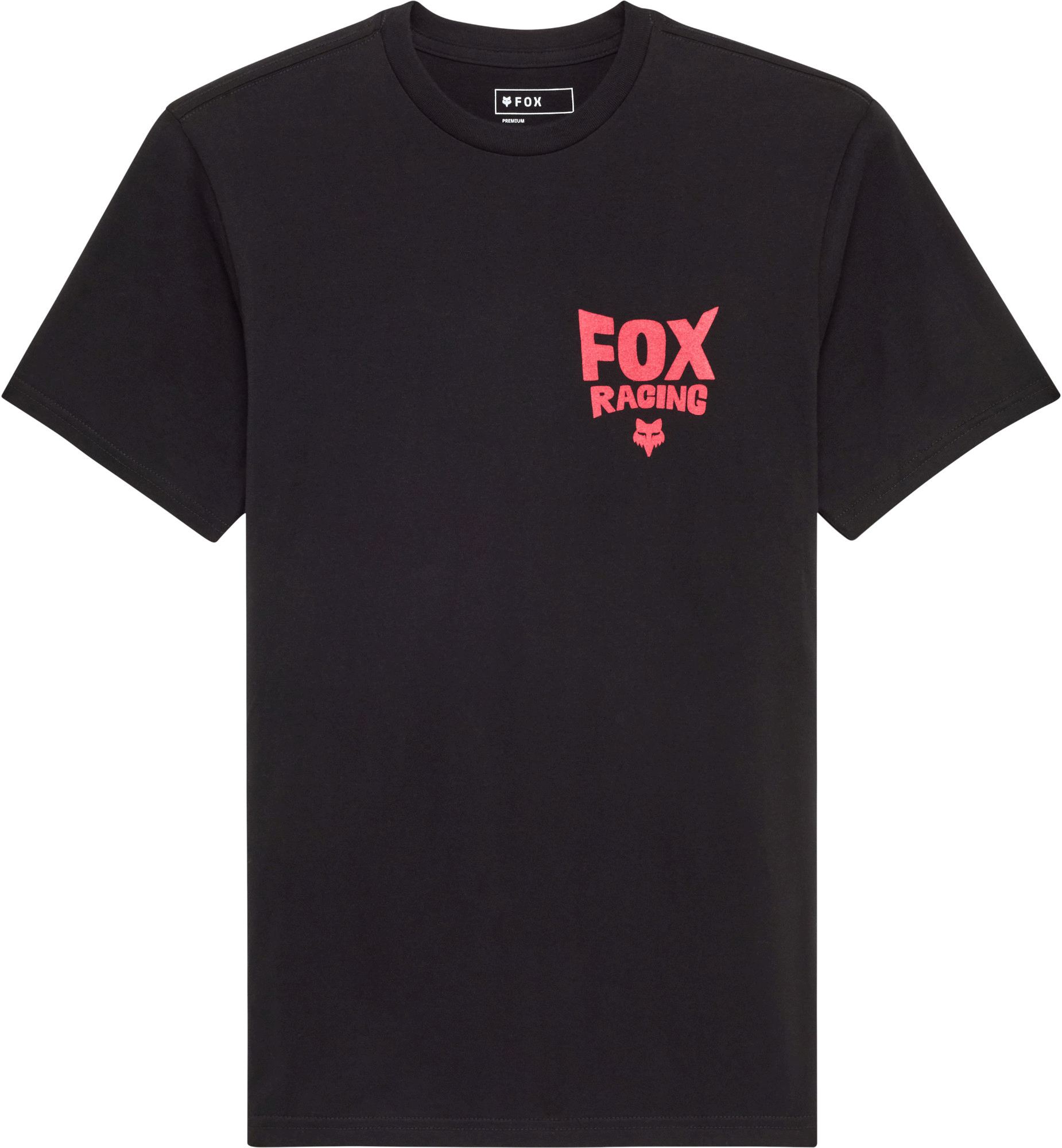 FOX Bolt Premium T-Shirt black/hotpink L Figure 1