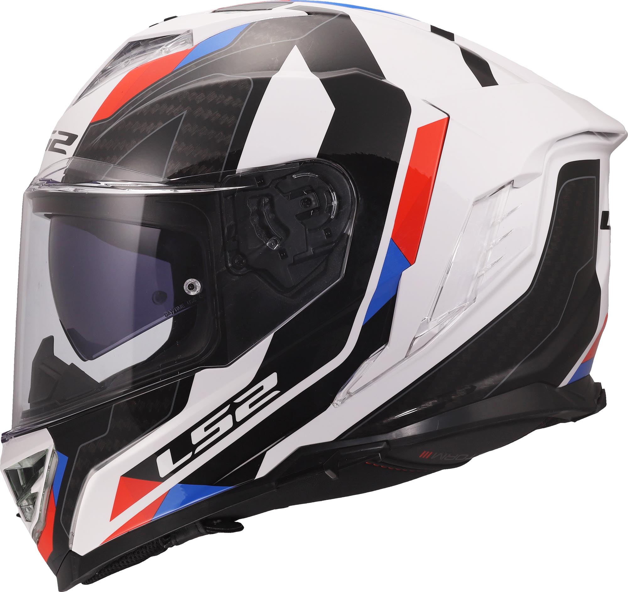 LS2 FF818 Storm III Sporty Helm wit/blauw/rood S (55/56) Figuur 2