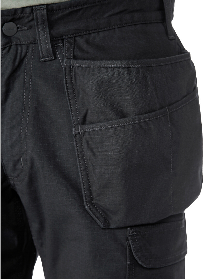 Carhartt Relaxed Straight Steel Rugged Flex Ripstop Double-Front Cargo Bukser Sort 30/30 Figur 4