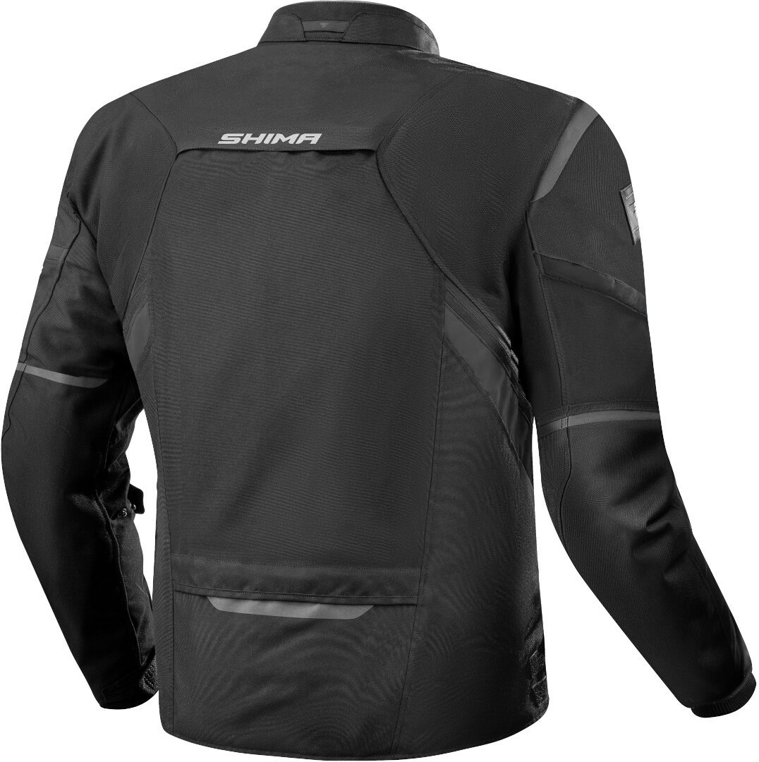 SHIMA Rush 2.0 impermeabile Moto Tessile Giacca nero M Figura 2