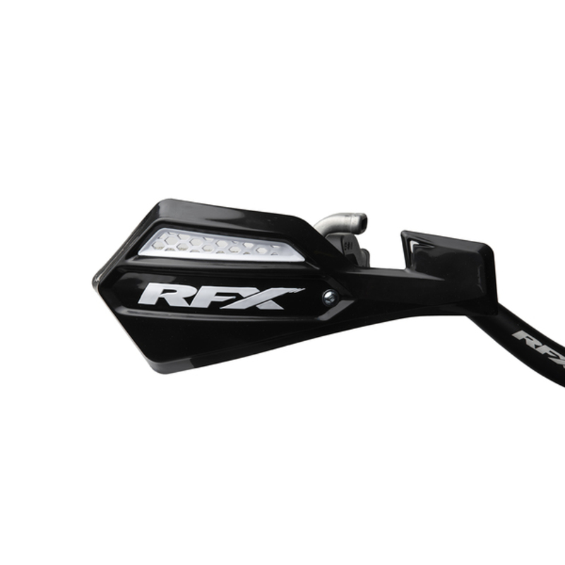 RFX Guardamanos Serie 1 (Negro/Blanco) con kit de montaje