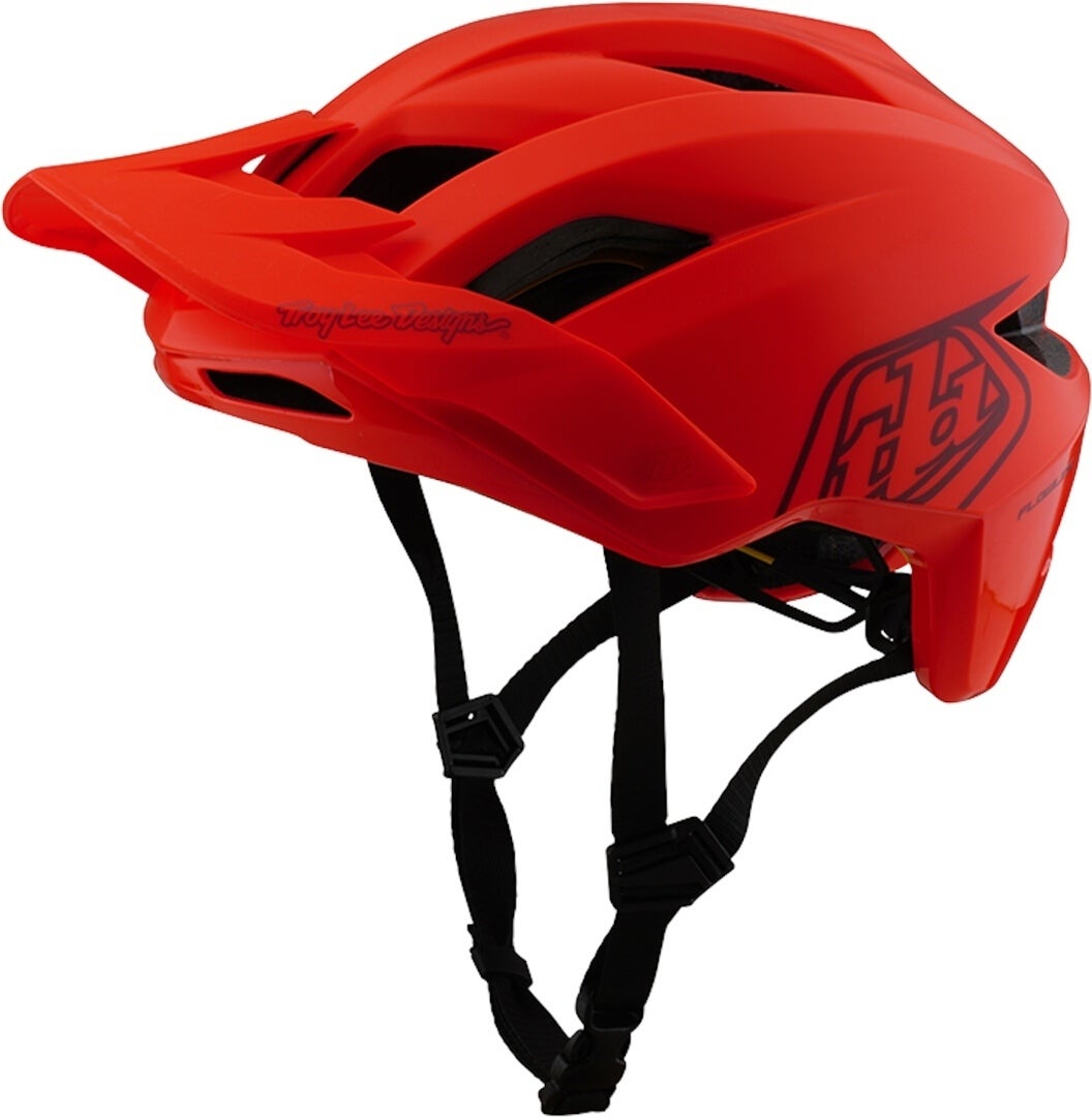 Side view of Troy Lee Designs Mips Flowline Point Bicycle Helmet