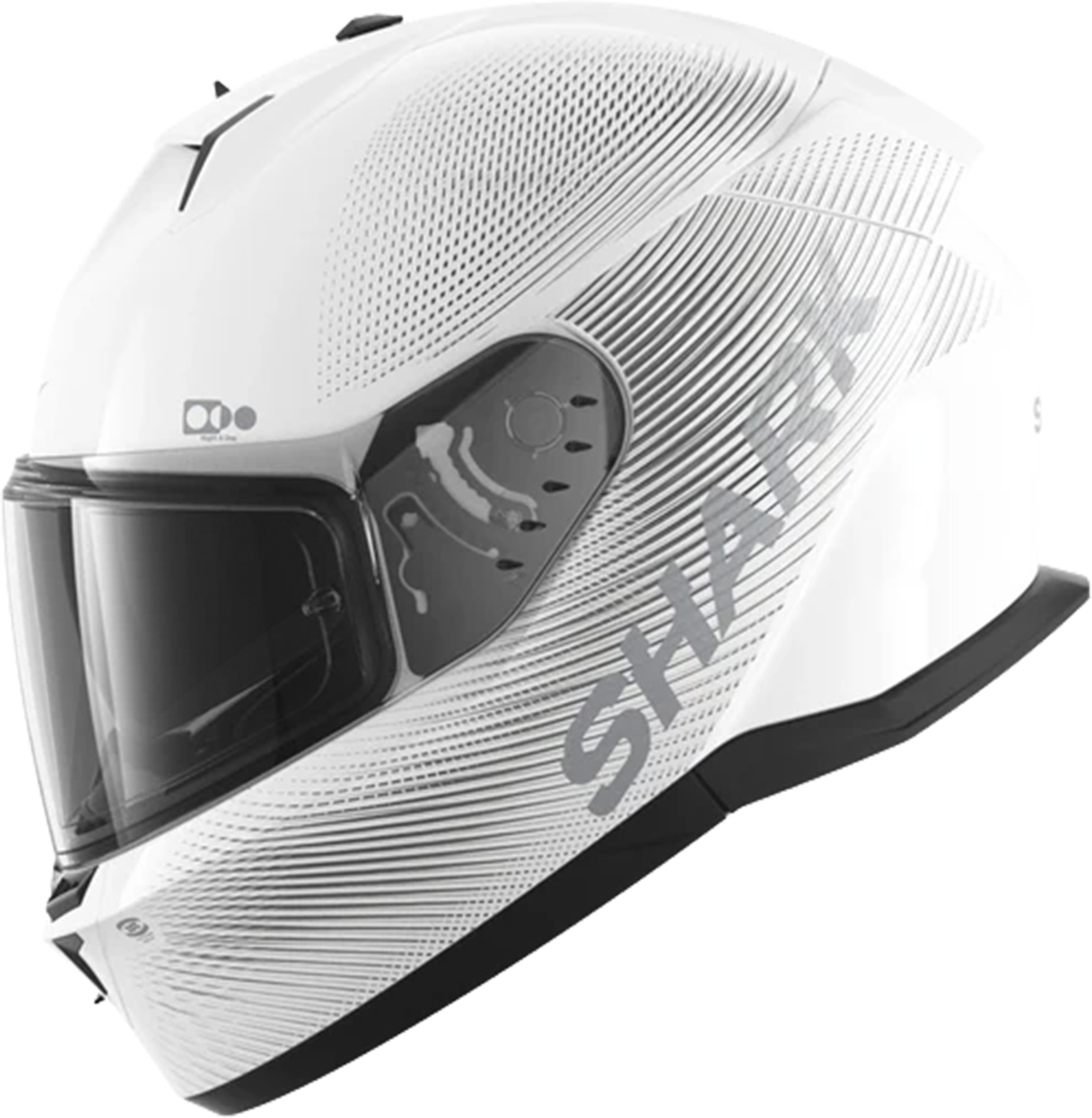 Shark D-Skwal 3 SP Lyne Κράνος λευκό/ασημί XL (61/62) Γράφημα 4