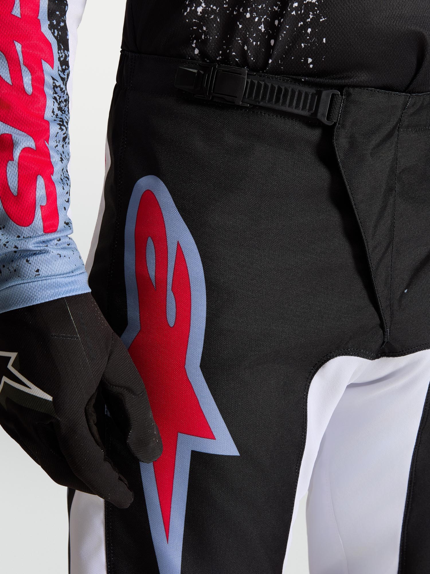 Alpinestars Fluid Drag Motocross Pants black/white/red/blue 40 Figure 5