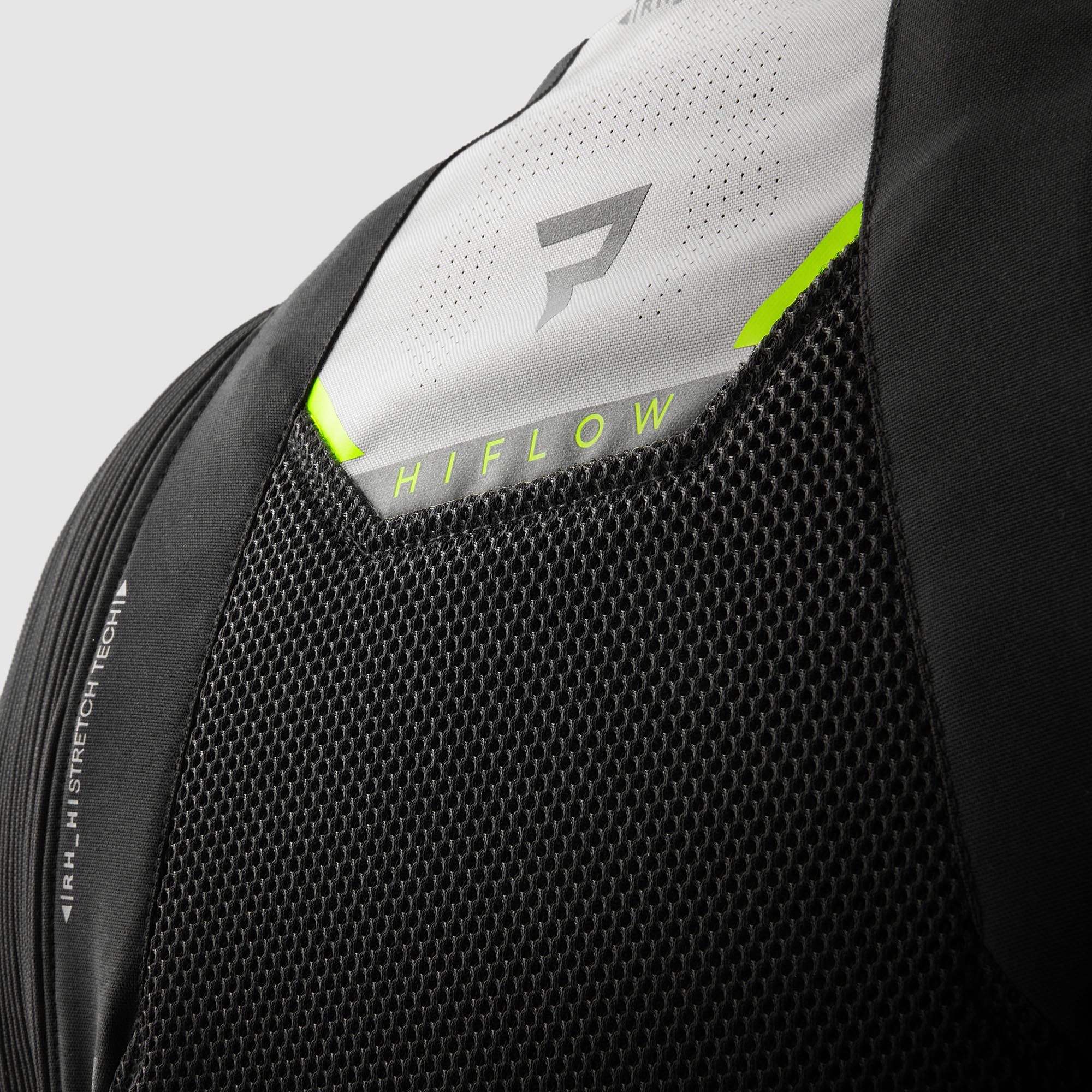 Side view of Rebelhorn Hiflow 5 waterproof Motorcycle Textile Jacket