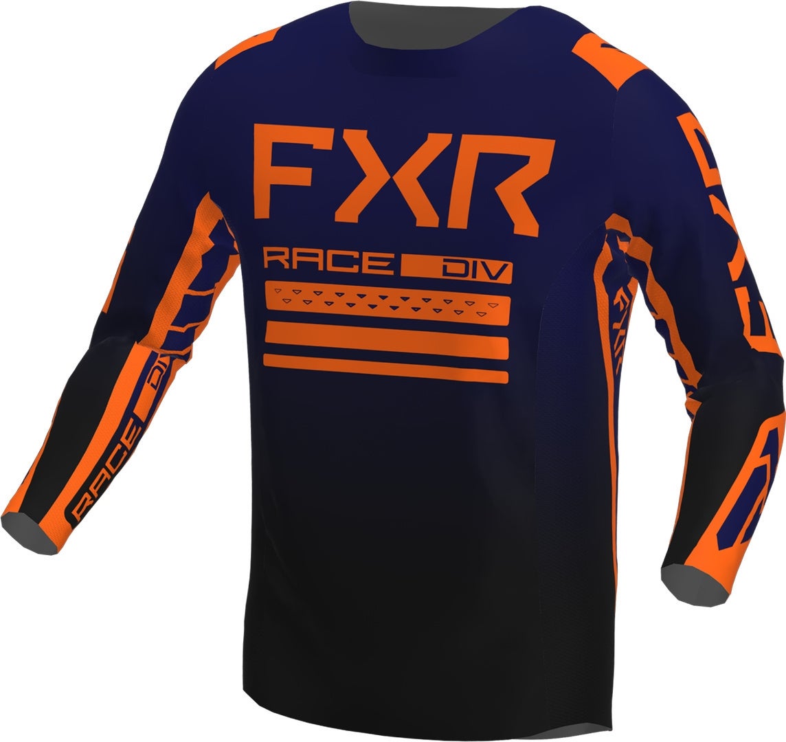 FXR Contender Off-Road Motocross trøje mørkeblå/orange S Figur 1
