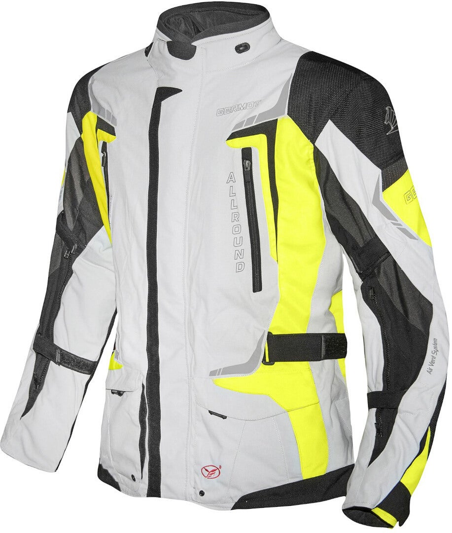 Germot Allround waterproof Motorcycle Textile Jacket black/grey/fluo-yellow 31 Figure 2