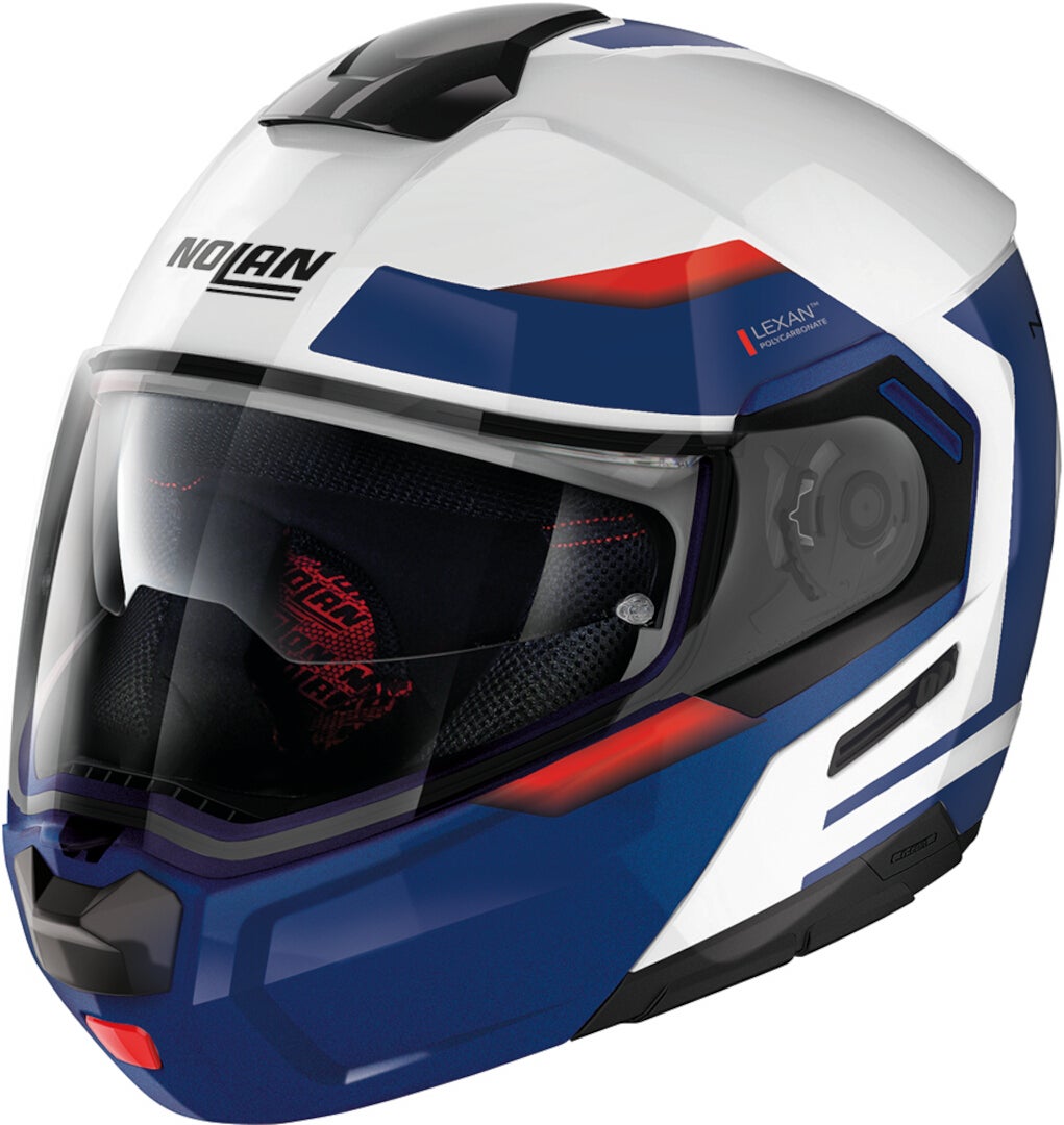 Nolan N90-3 Reflector N-Com Helmet white/blue/red XS (55) Figure 1