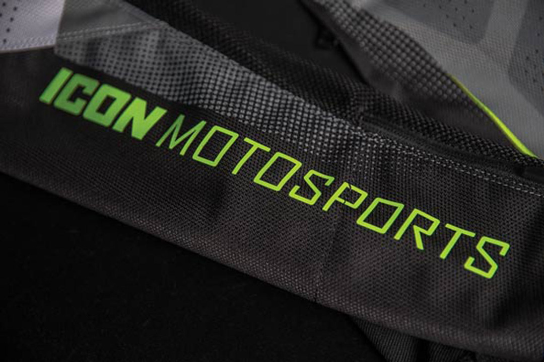 Icon Hooligan Ultrabolt Motorcycle Textile Jacket grey/green 3XL Figure 17