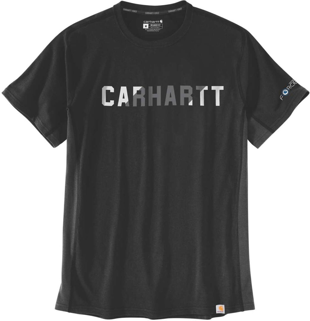 Carhartt Force Flex Block Logo T-shirt Sort L Figur 1