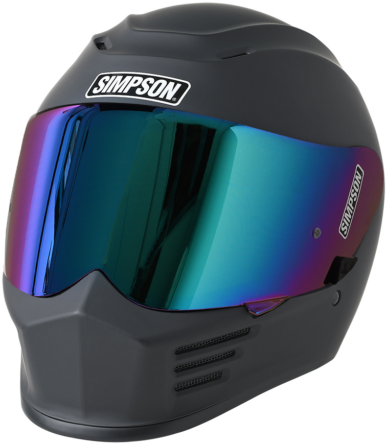 Simpson Speed 06 Helm schwarz matt S (56) Abbildung 1