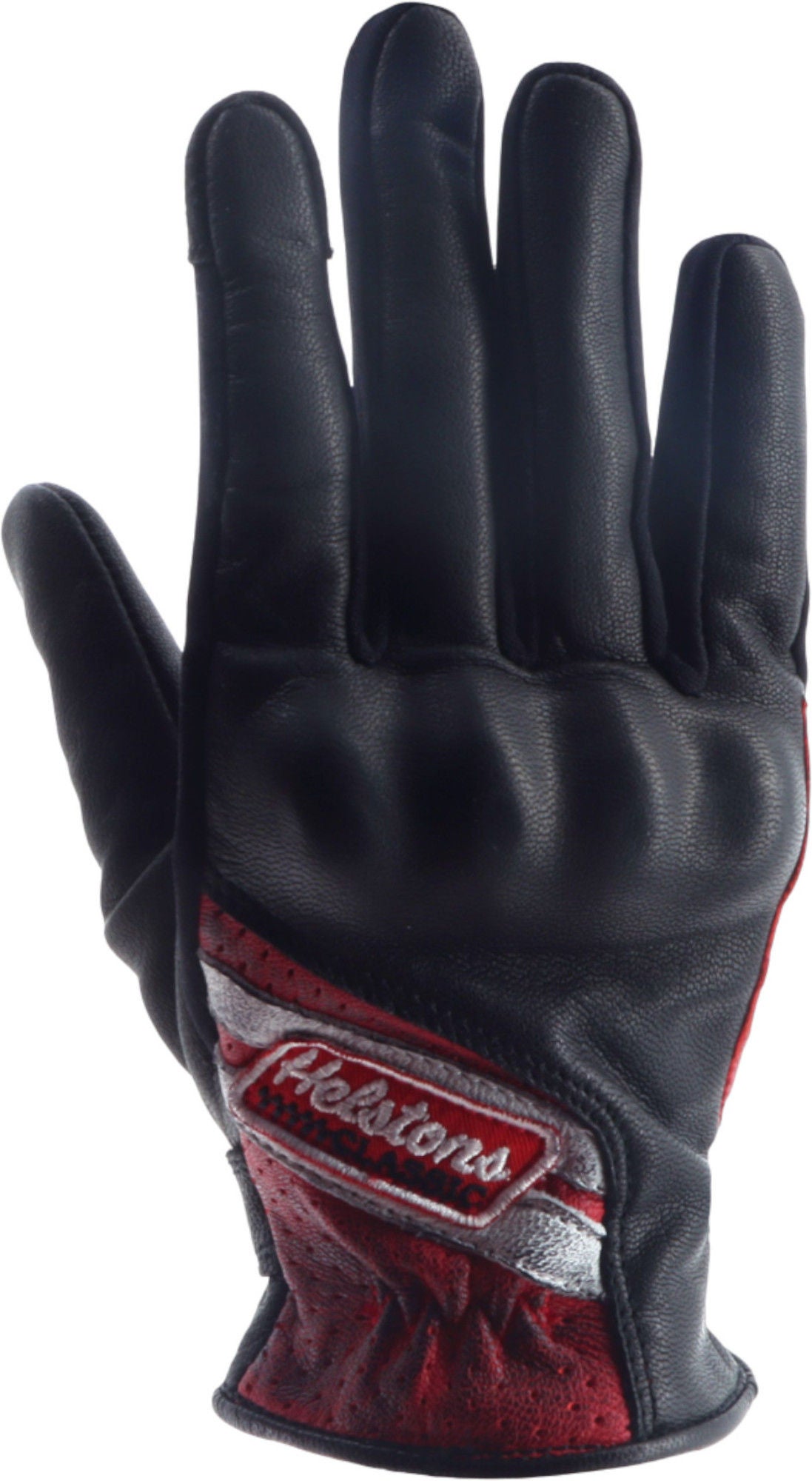 Helstons DS Air perforierte Damen Motorrad Handschuhe schwarz/rot/weiß 8 Abbildung 1