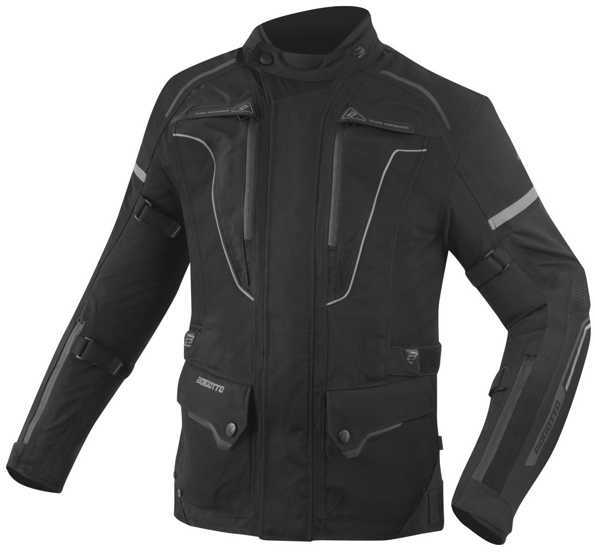 Bogotto Shado Laminated 2in1 waterproof Motorcycle Textile Jacket black 4XL Figure 1