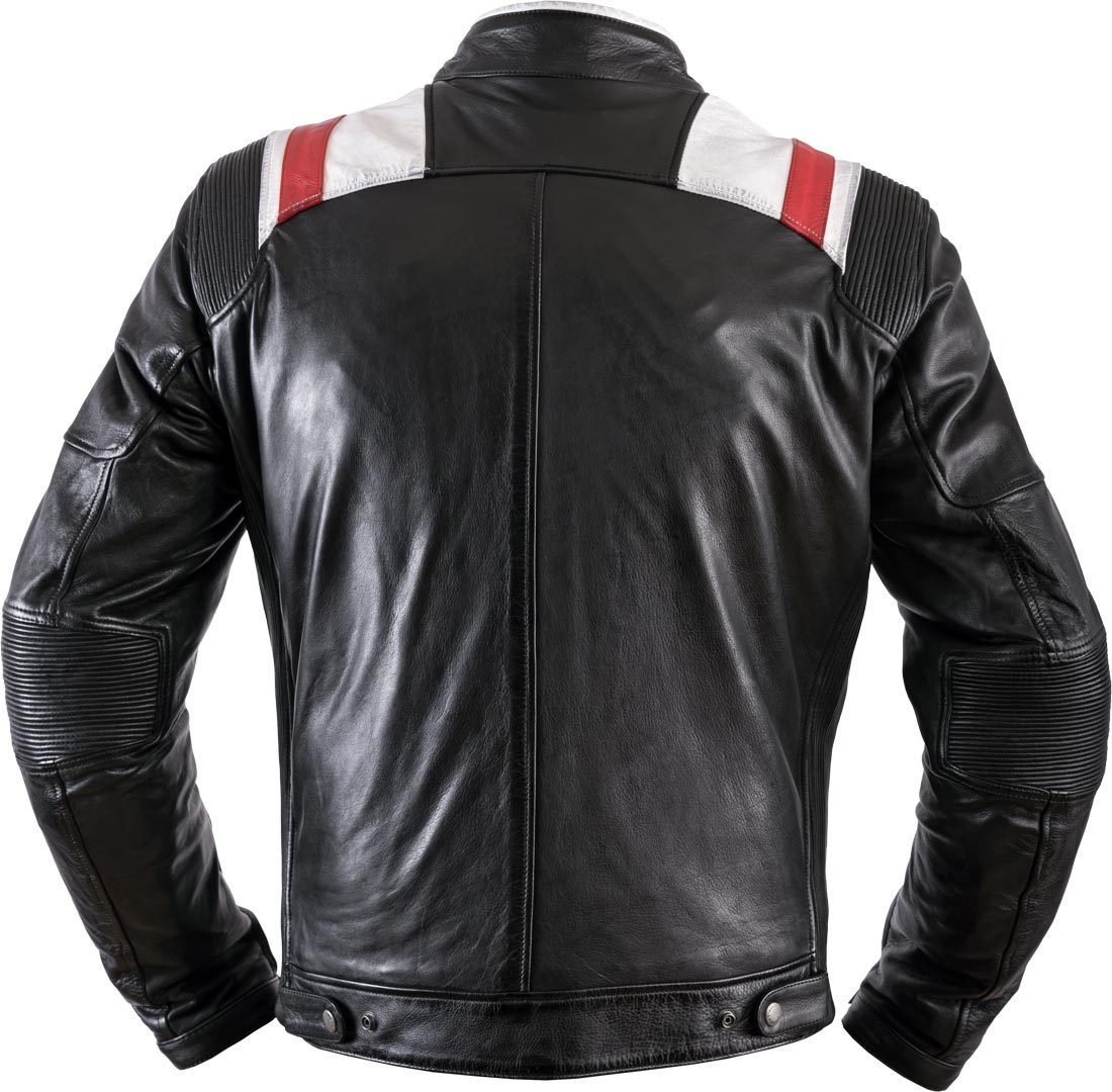 Helstons Trust Motorcycle Leather Jacket black/white/red 3XL Figure 2