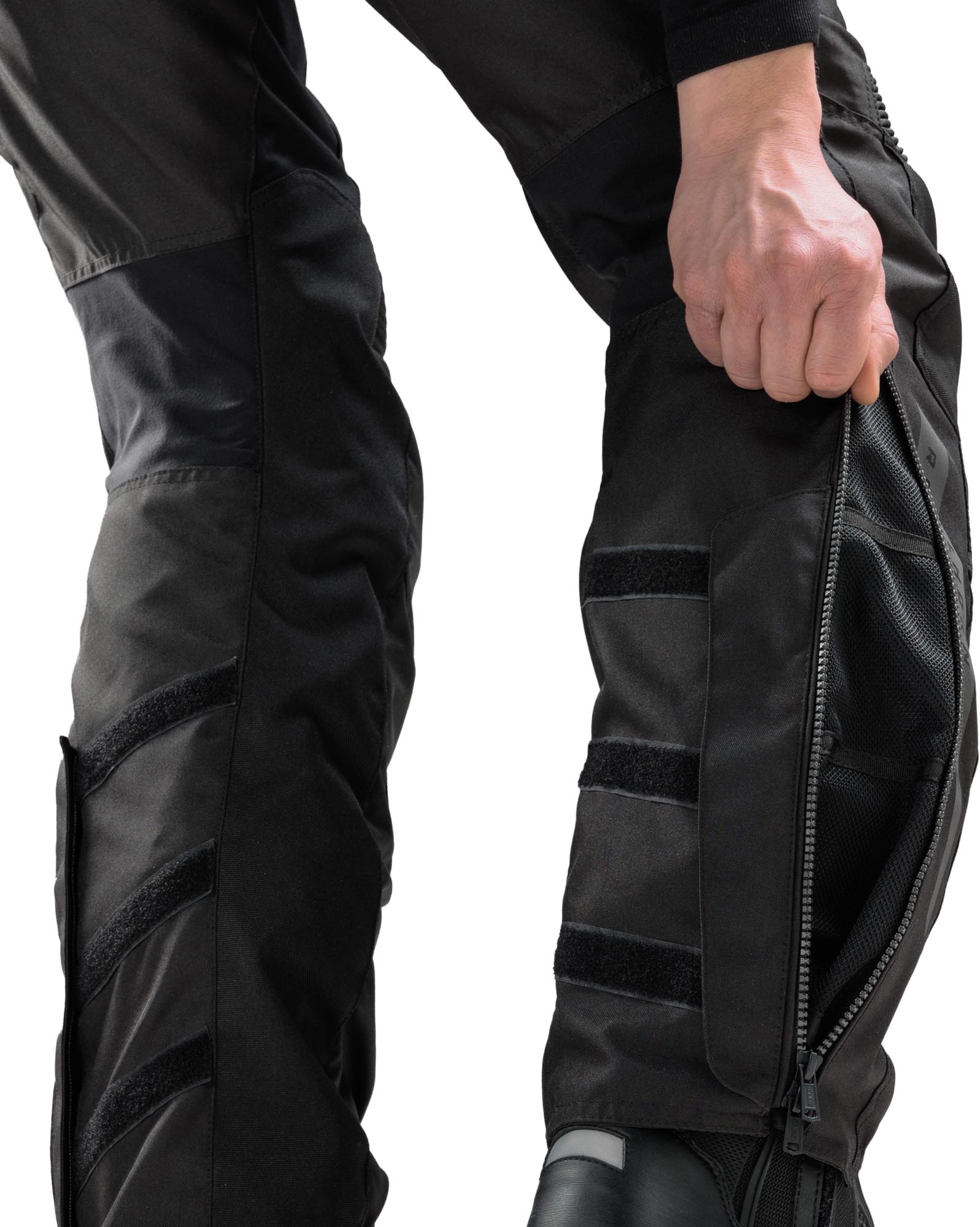 Rebelhorn Hiker 4 waterproof Motorcycle Textile Pants black Short L Figure 7