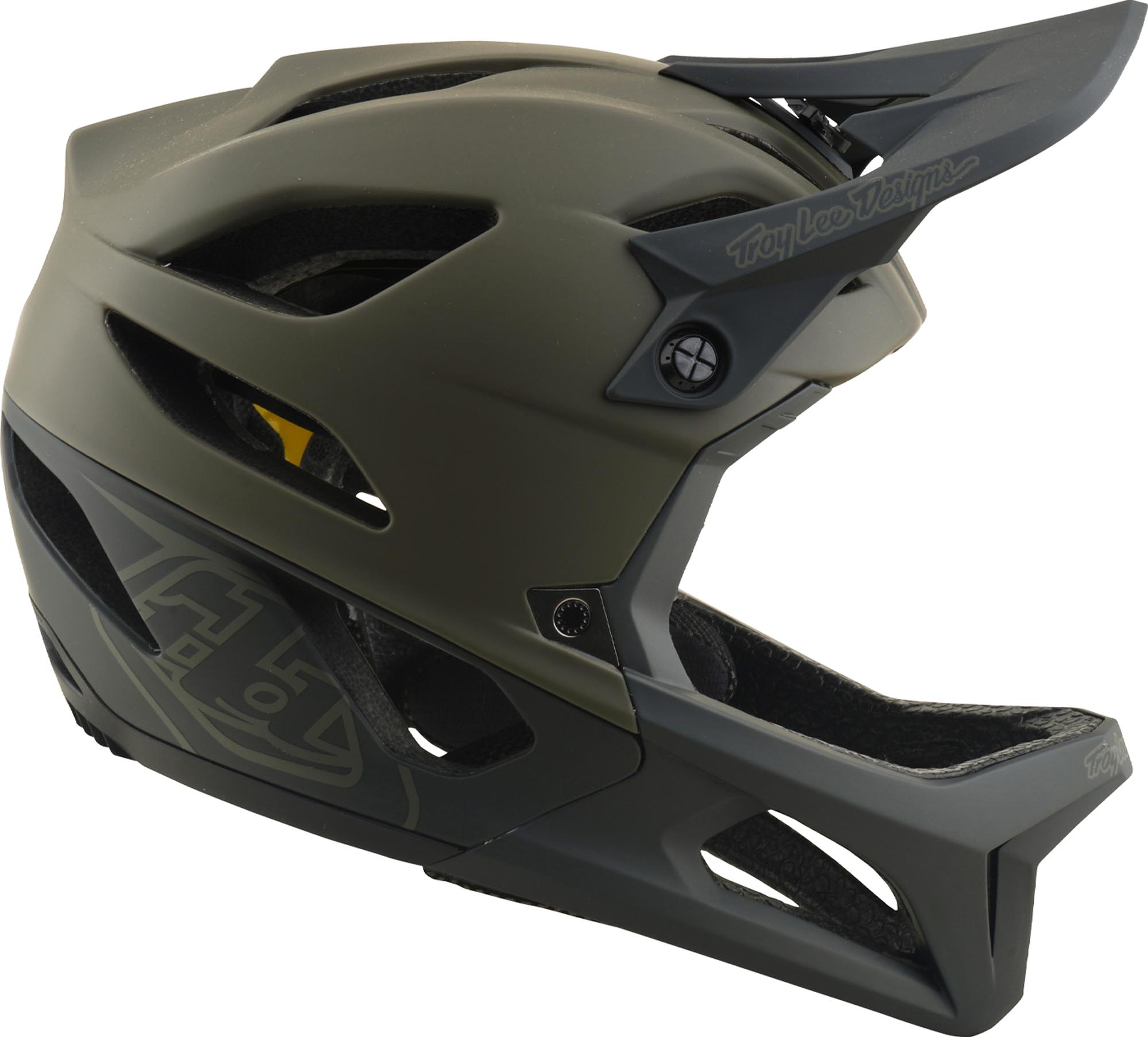 Troy Lee Designs Stage MIPS Drone Downhill Helm anthracite/green XS-S (54/56) Figure 3