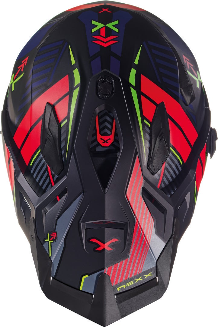 Nexx X.Wed 2 Wild Country casco nero/rosso M (57/58) Figura 2
