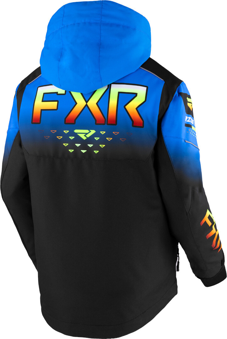 FXR Helium 2023 Jachetă pentru snowmobile pentru tineret Negru/Albastru 14 Figura 2