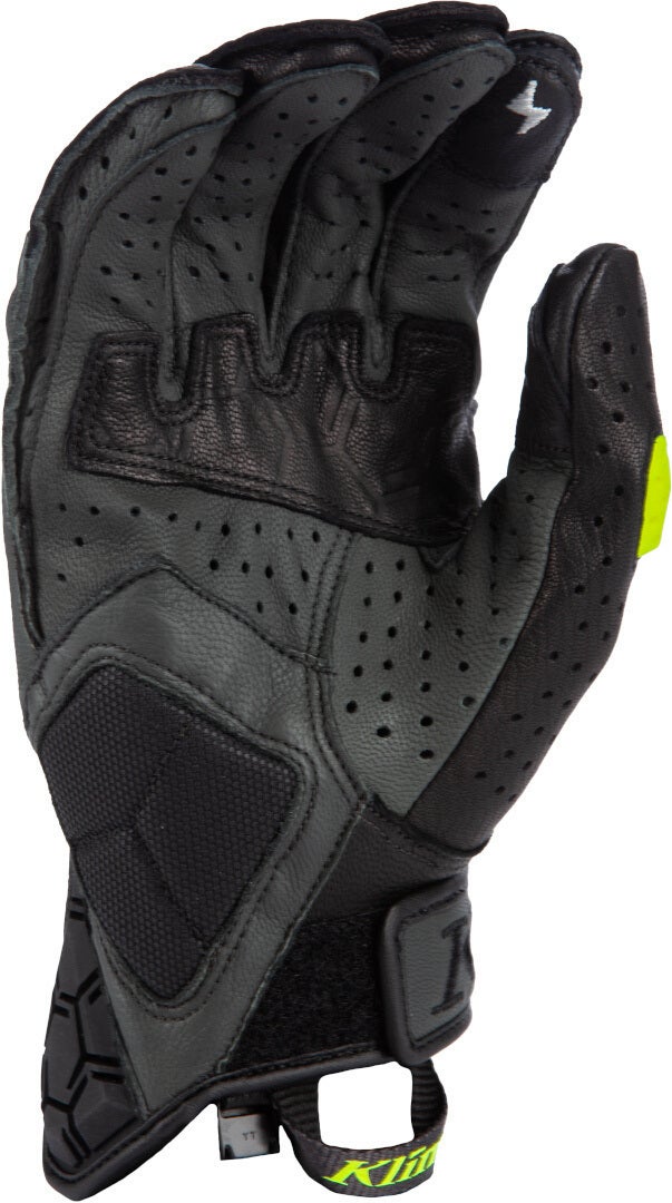 Klim Badlands Aero Pro Short 2024 Motorcykel handsker sort/gul M Figur 2