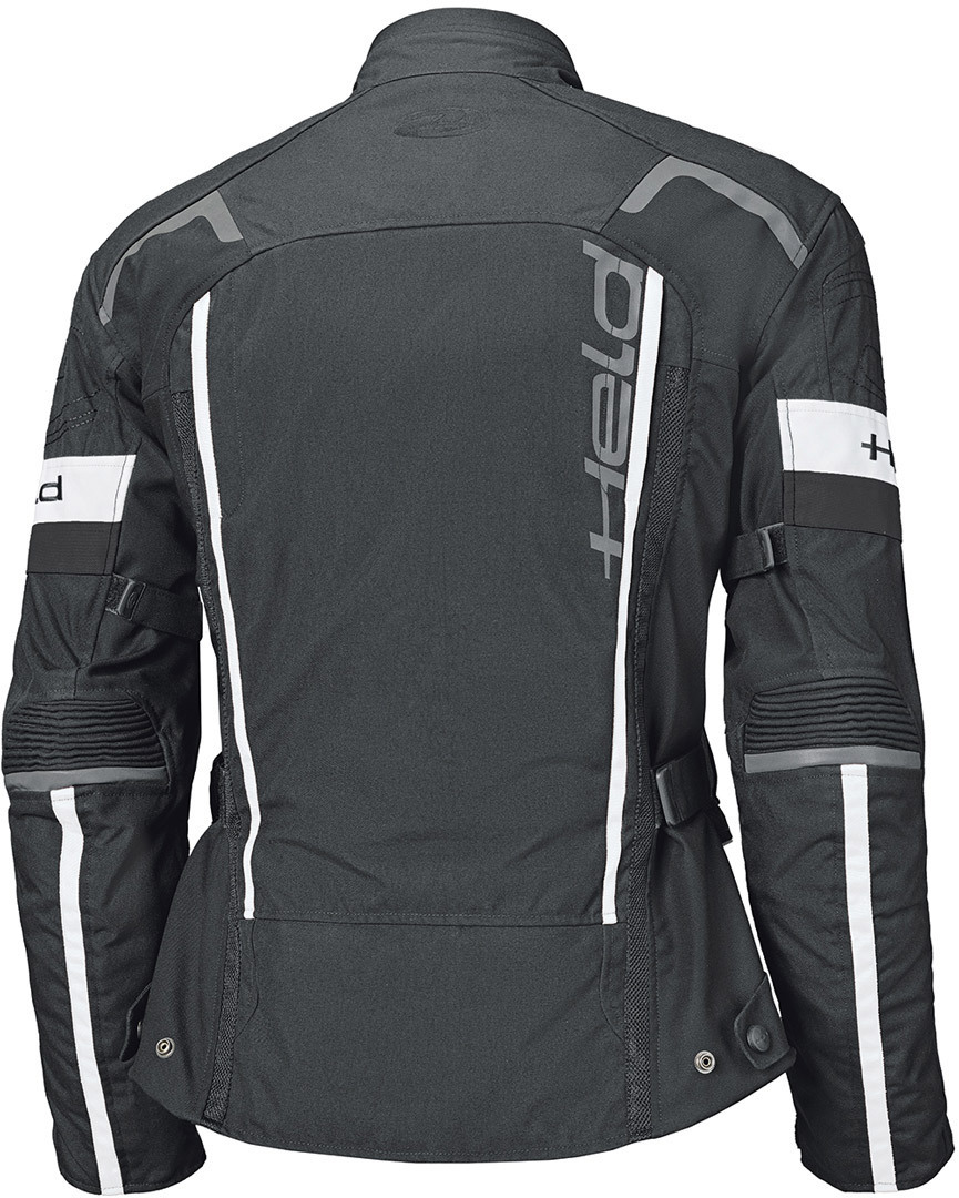 Held 4-Touring II waterproof Motorcycle Textile Jacket black/white 7XL Figure 2