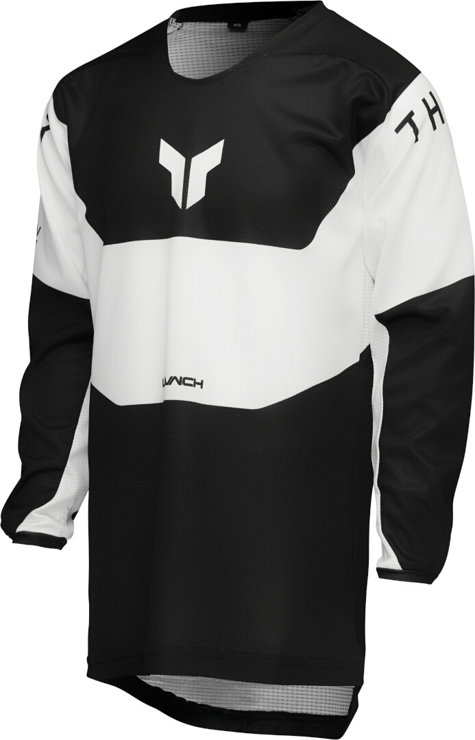 Thor Launchmode Storm Motocross trøje til børn Sort/hvid L Figur 1