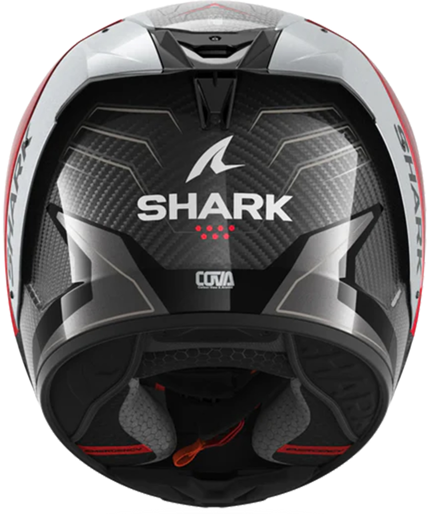 Shark Aeron Mekarium Helmet red/silver 2XL (63/64) Figure 5