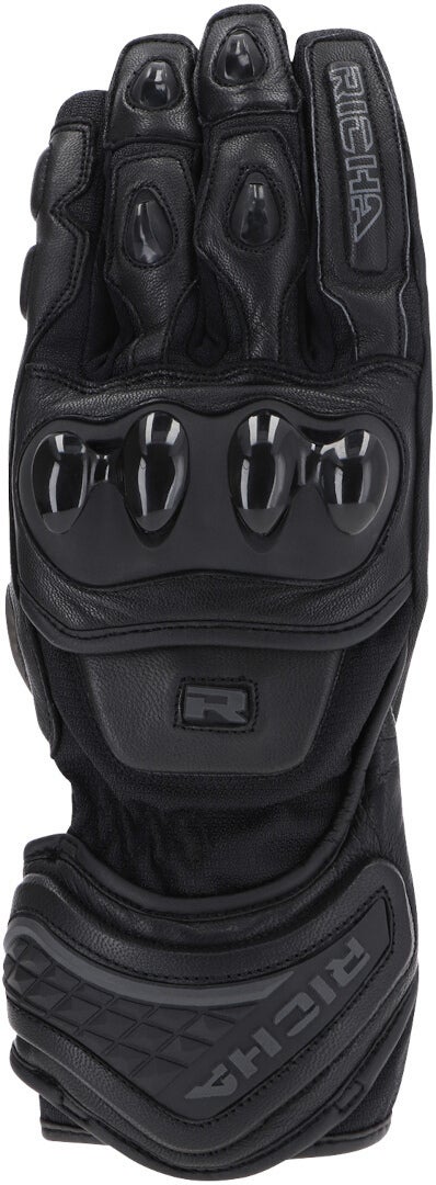 Richa Warrior Evo Дамски мотоциклетни ръкавици черно XL Фигура 1