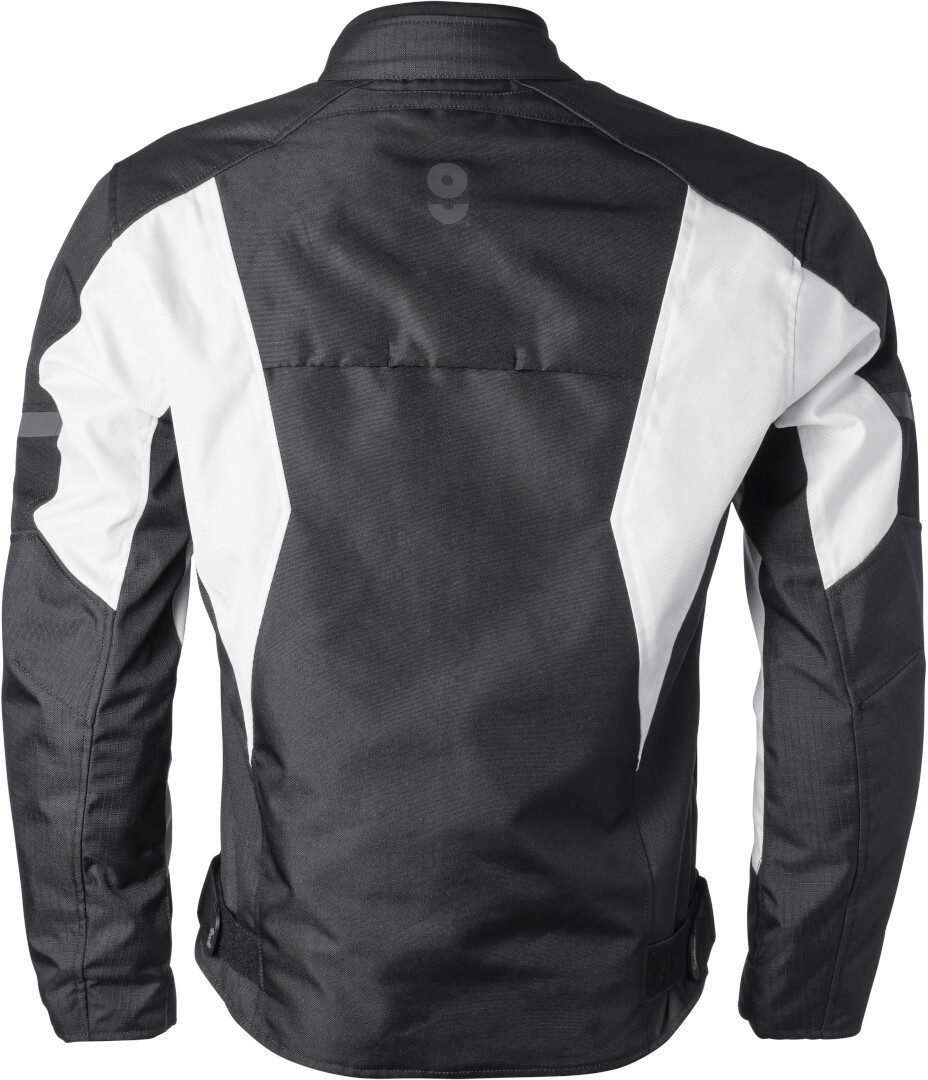 GMS Avon WP Veste textile de moto imperméable Noir/Blanc 4XL Figure 3