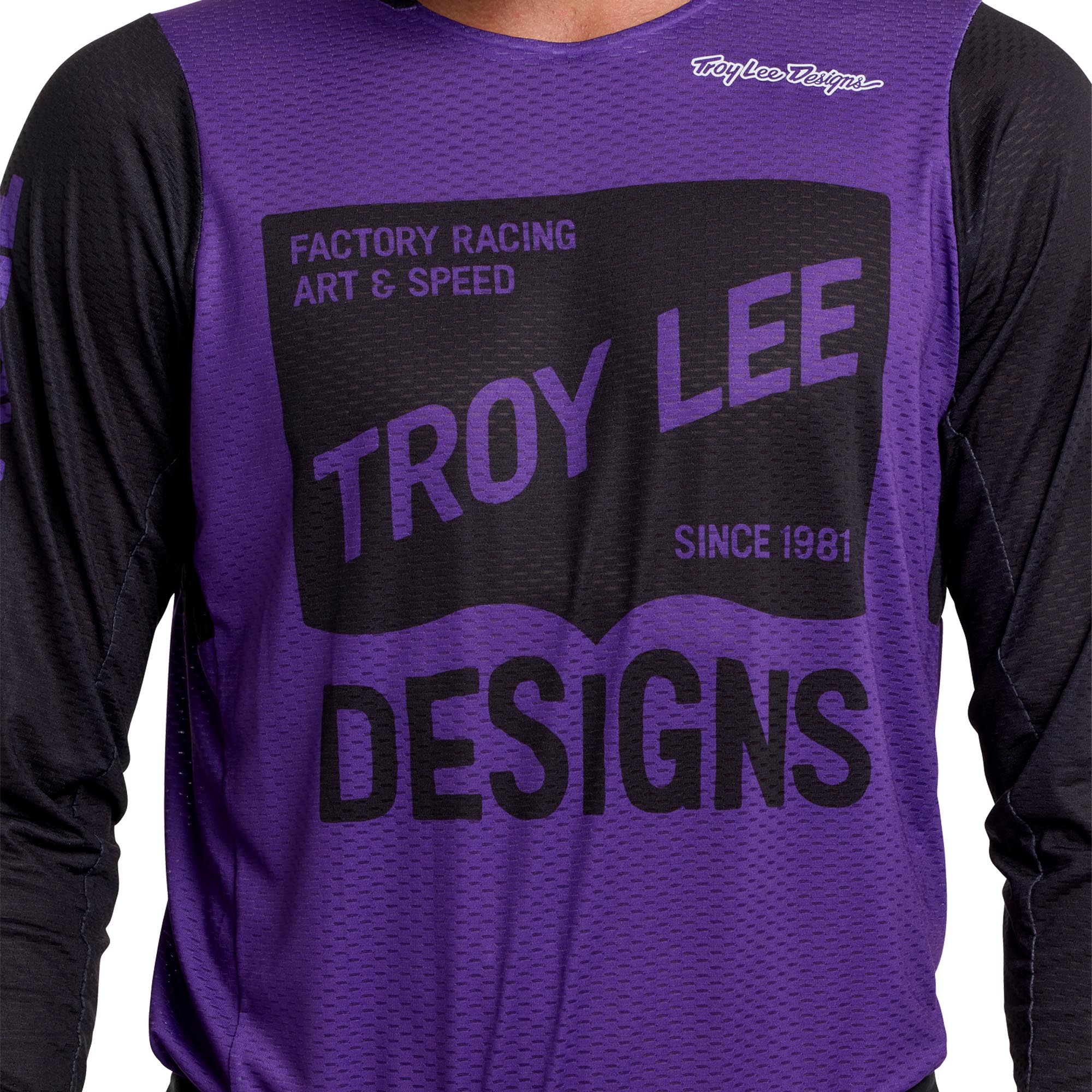 Troy Lee Designs GP Pro Air Locked Motocross-trui paars S Figuur 4