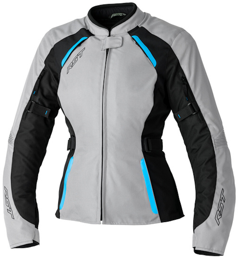 RST Ava waterproof Ladies Motorcycle Textile Jacket grey/blue M Figure 1