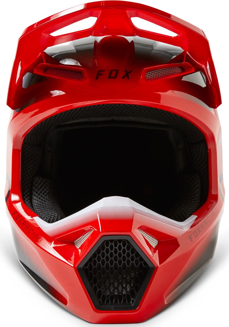 FOX V1 Toxsyk Capacete de Motocross Juvenil vermelho Y/S (47/48) Figura 3