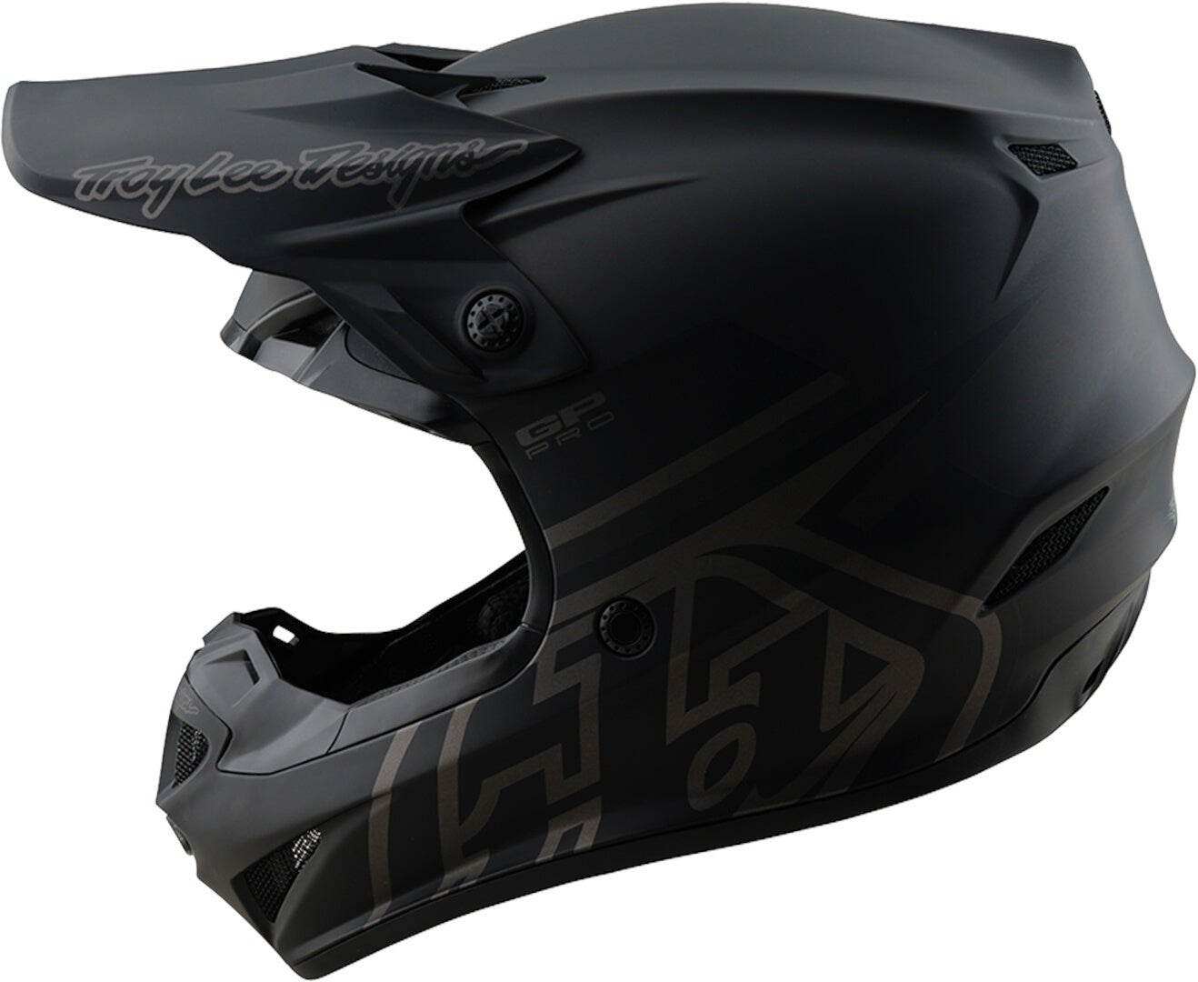 Troy Lee Designs GP Pro MIPS Mono Black Casco Motoross L (58/59) Figura 2