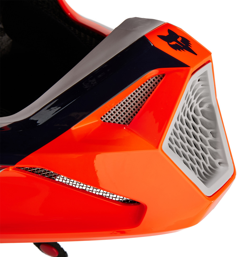 FOX V1 Nitro MIPS Motocross hjelm sort/hvid/orange L (59/60) Figur 3