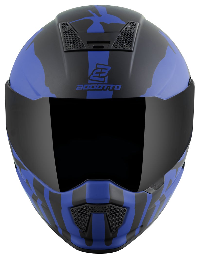 Bogotto Rapto Demon Helmet blue matt XL Figure 4
