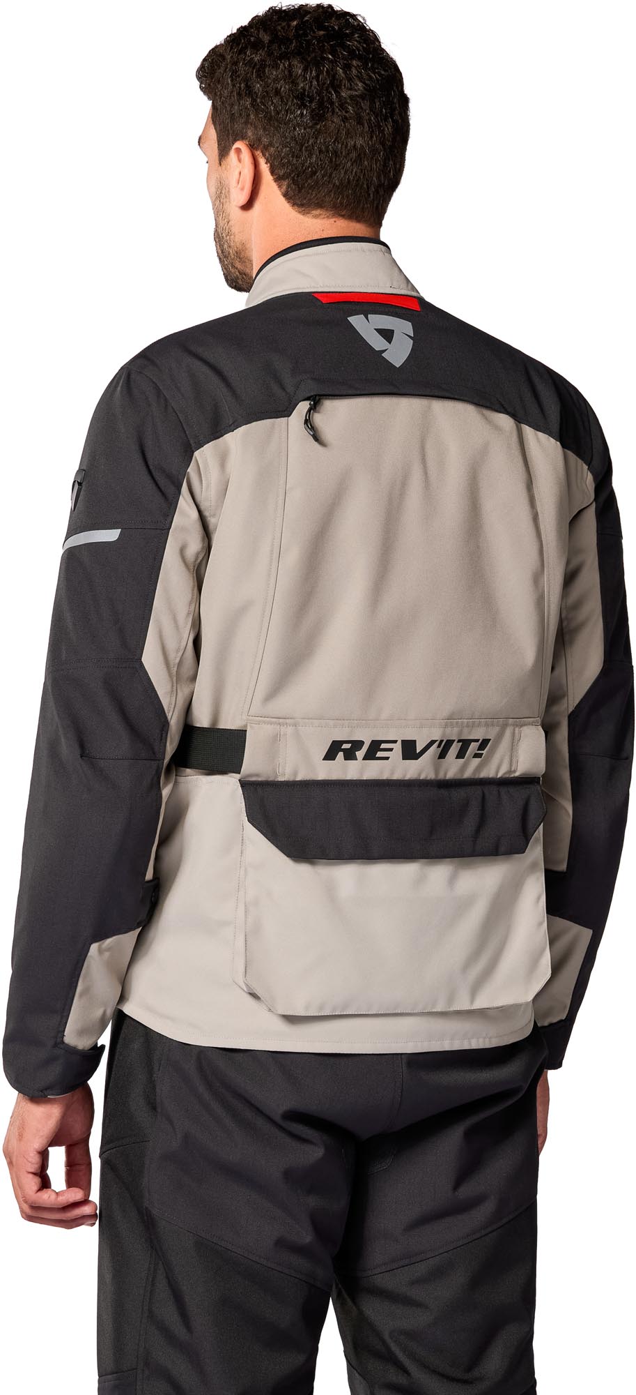 Revit Outback 5 H2O waterproof Motorcycle Textile Jacket sand/black M Figure 4