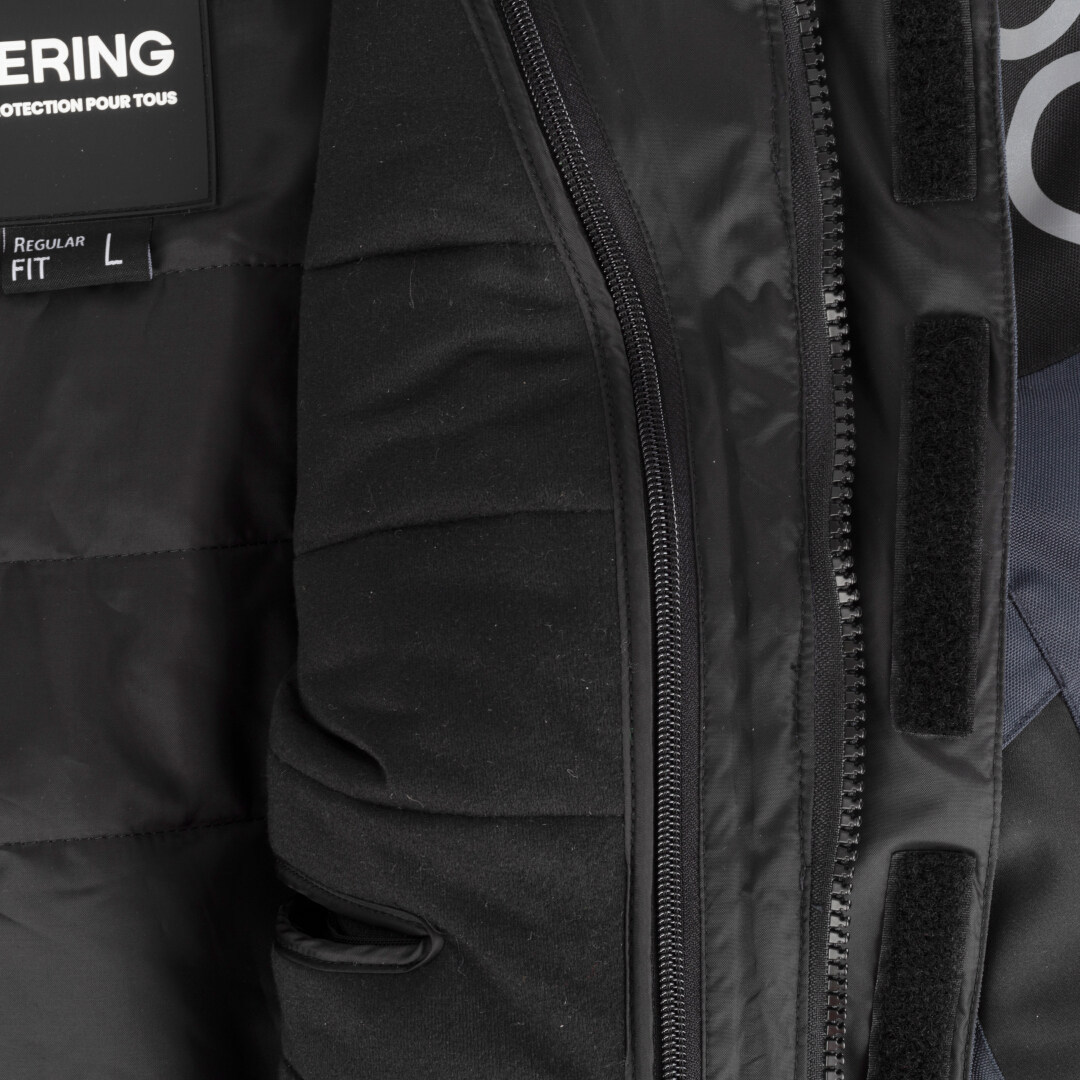 Bering Calgary wasserdichte Motorrad Textiljacke schwarz/grau XL Abbildung 3