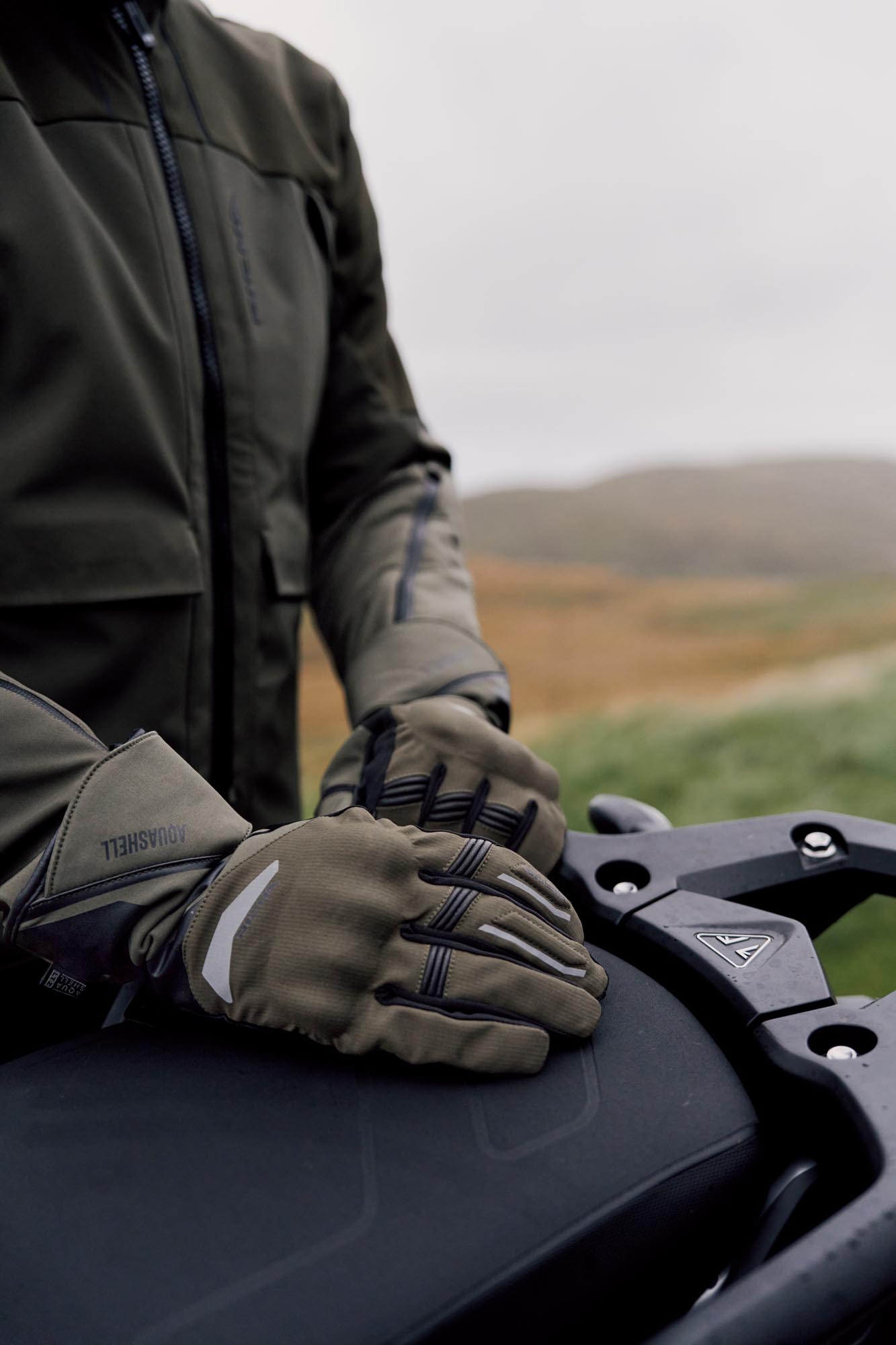 Richa Eternity wodoodporne rękawice motocyklowe zielony M Rysunek 3