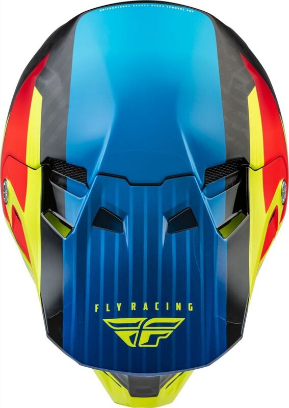 RACING Formula Carbon Prime Cască Hi-Vis/Blue/Red Multicolor S Figura 4