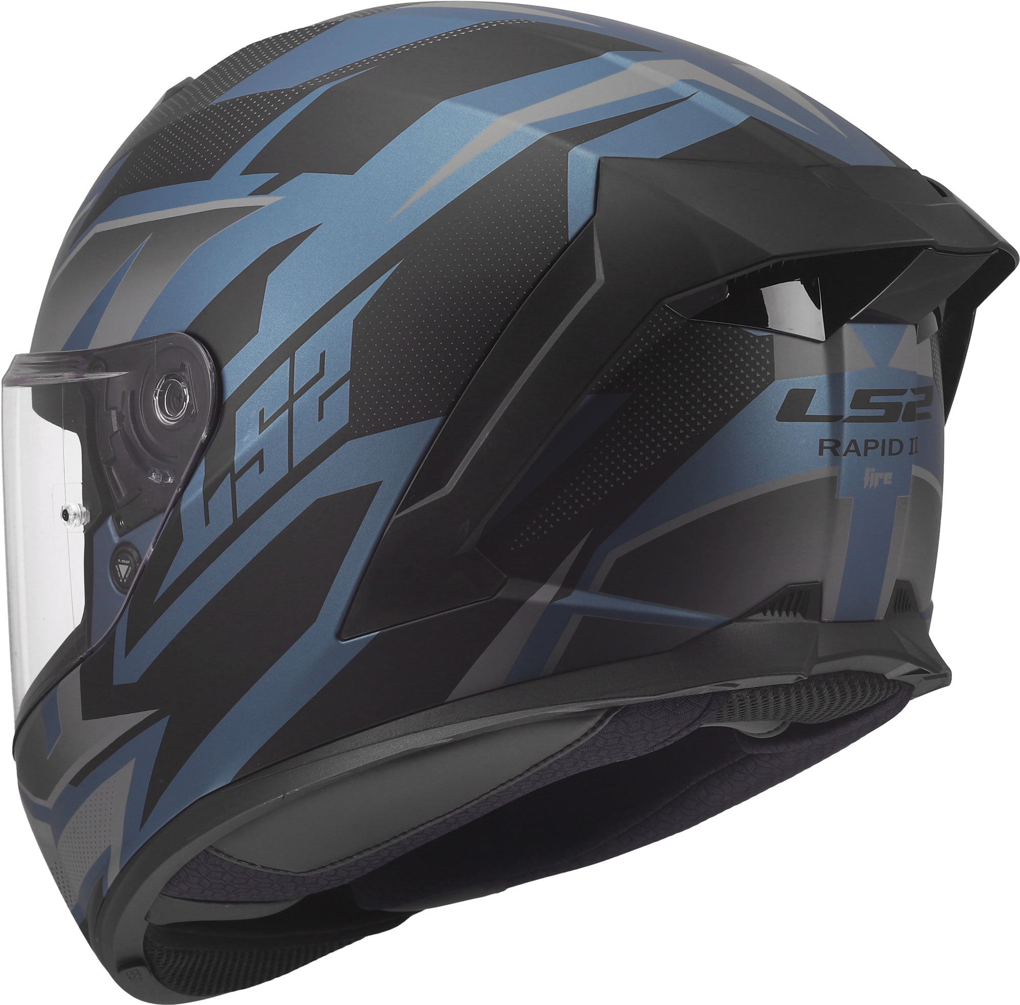 LS2 FF820 Rapid III Xtrem Helm schwarz/blau L (59/60) Abbildung 7