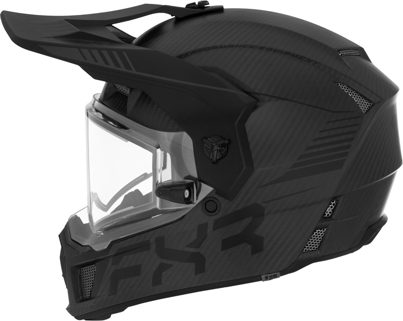 FXR Clutch X Pro Carbon Snowmobile Helmet XXL (63/64) Figure 3