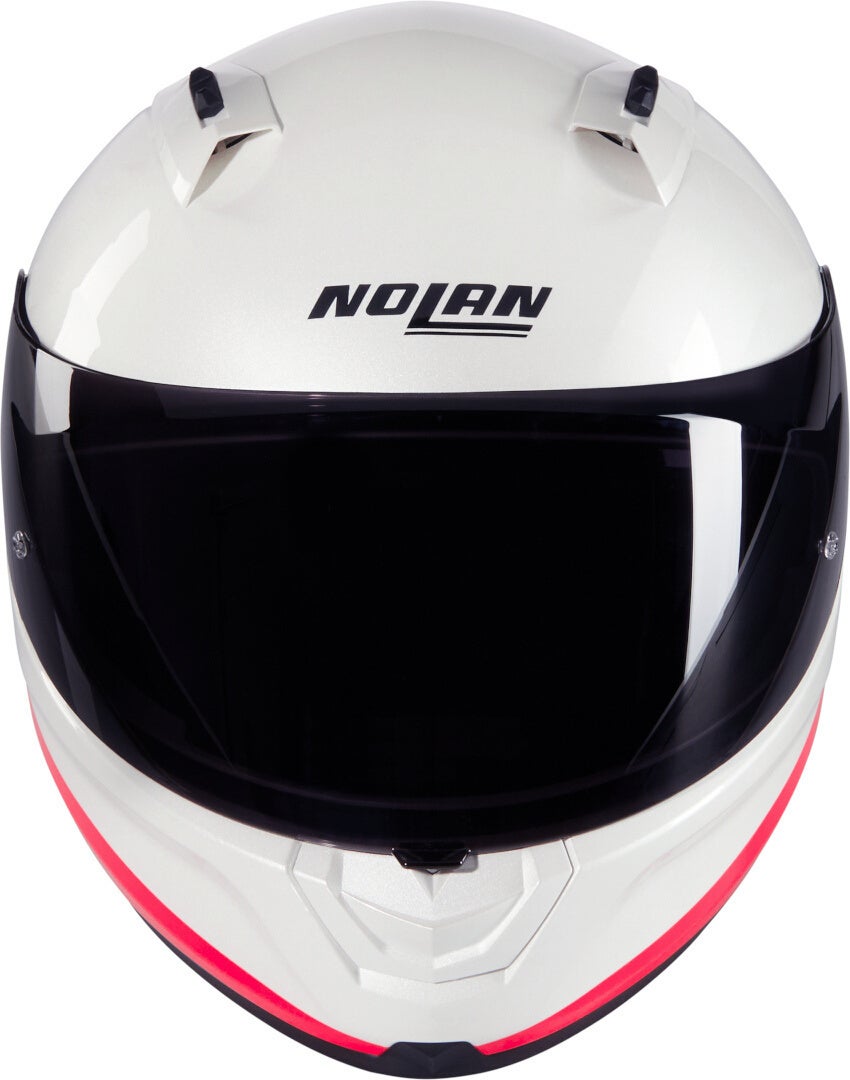 Nolan N60-6 Sport Verniciatura Speciale Hjelm Perlemor/sort/orange XS (55) Figur 5