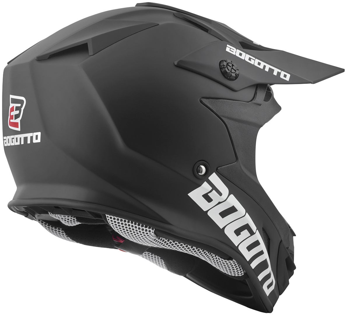 Bogotto V328 Glasfiber Motocross Hjelm Sort M Figur 6